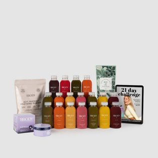 21 day challenge pakket (3 day Juice Cleanse + Teatox21 + Debloat Shake + Meal Plan) -50%