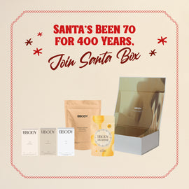 Santa ist seit 400 Jahren 70, Trete der Santa Box bei