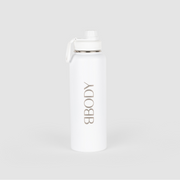 Stainless steel bottle WHITE XL
