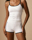ROJA: LAST SET PANTS WHITE