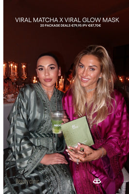 ماسك ماتشا الفيرالي × ماسك الإشراقة الفيرالي